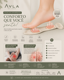 Palmilha Ergonômica Ultra Confort em Espuma Premium para Alívio da Pressão e Absorção de Impacto | AVLA Wellness - Produto Original