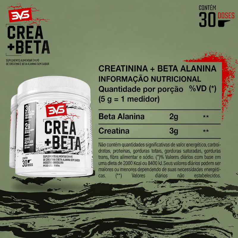 Creatina + Beta Alanina Para Treinos De Intensidade Com Matéria-prima Importada - 150g (30 Doses) |  Avla Wellness –  Produto Original