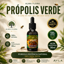 Extrato de Própolis Verde Premium Alma Flora 30ml para fortalecimento da imunidade natural | Avla Wellness - Produto Original