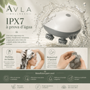 Massageador Elétrico para Couro Cabeludo Recarregável USB IPX7 | 5 Modos de Massagem 3D | AVLA Wellness - Produto Original