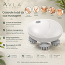 Massageador Elétrico para Couro Cabeludo Recarregável USB IPX7 | 5 Modos de Massagem 3D | AVLA Wellness - Produto Original