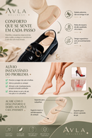 Palmilha Ergonômica Ultra Confort em Espuma Premium para Alívio da Pressão e Absorção de Impacto | AVLA Wellness - Produto Original