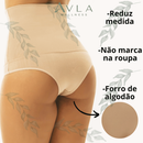 Calcinha Cinta Modeladora Cintura Alta em Suplex com Compressão e Forro 100% Algodão | AVLA Wellness - Produto Original