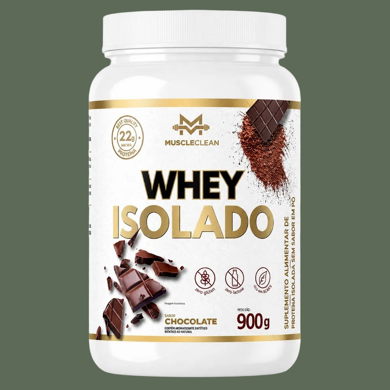 Whey Protein Isolado (ZERO LACTOSE) 900g - Muscle Clean | Avla Wellness - Produto Original