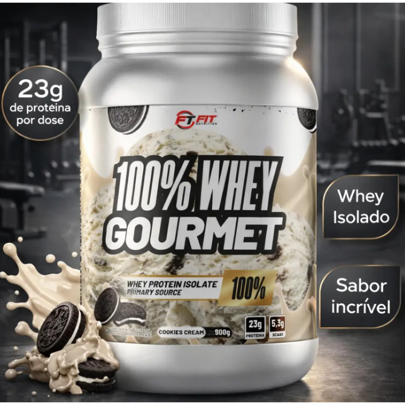 100% Whey Protein Gourmet Concentrado e Isolado 23g Proteína
