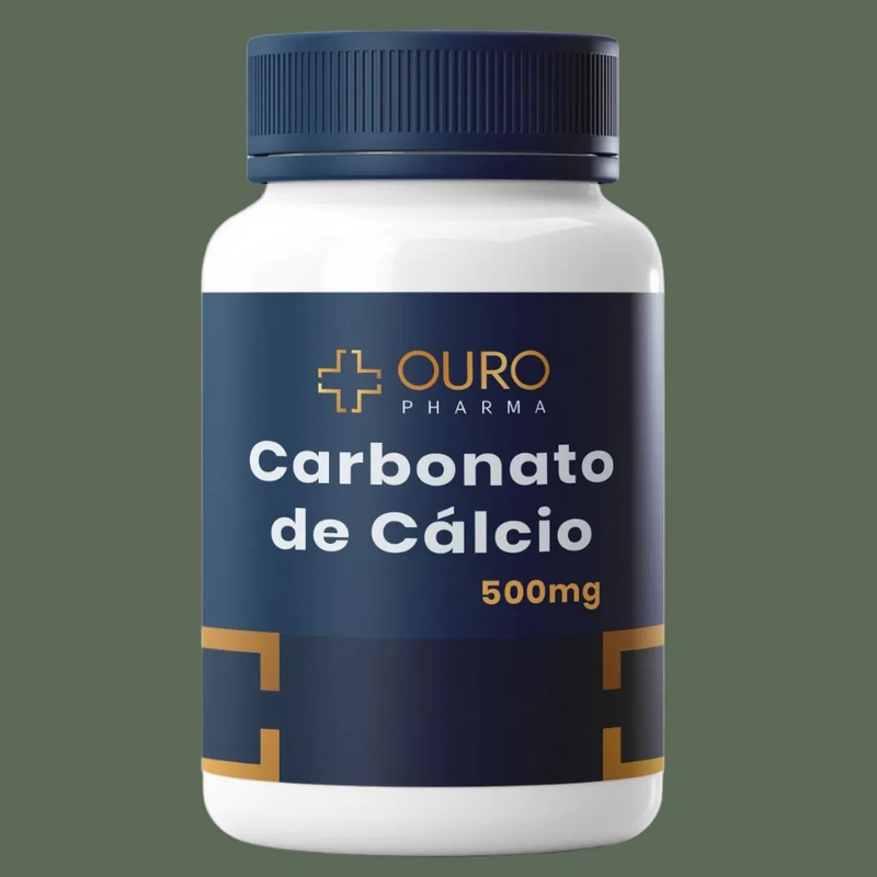 Carbonato de Cálcio 500mg 60 ou 120 cápsulas