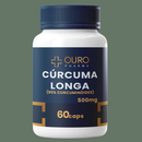 Cúrcuma Longa Pura 500mg 30 ou 60 Cápsulas (95% Curcuminóides)